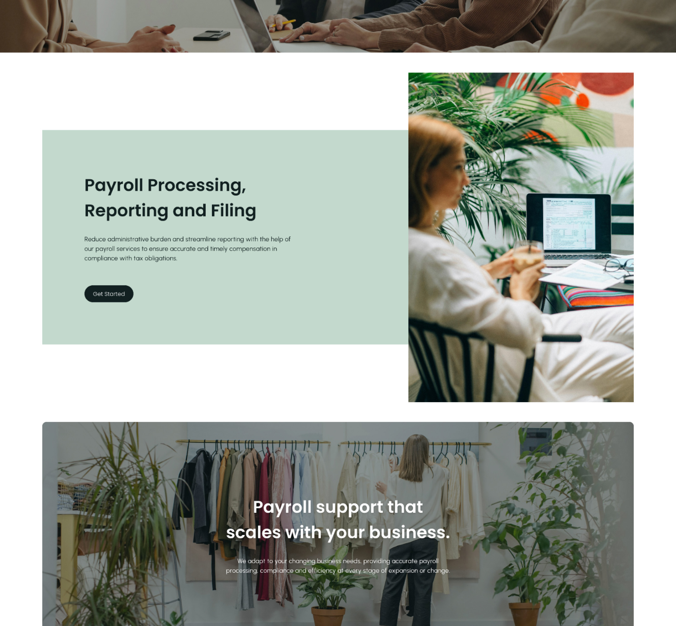 Accounting Biz - Payroll Page