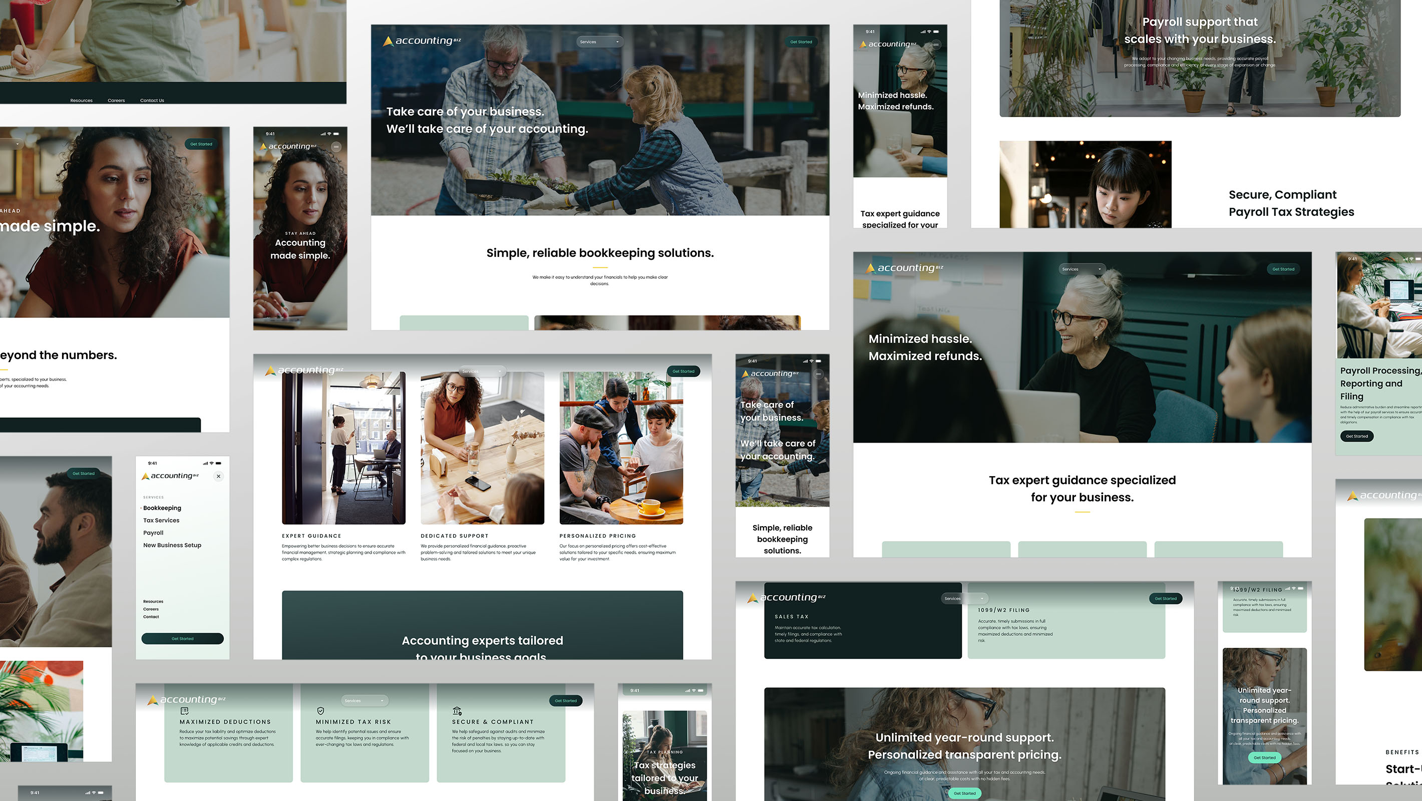 Accounting Biz - Web Design - Full Layout