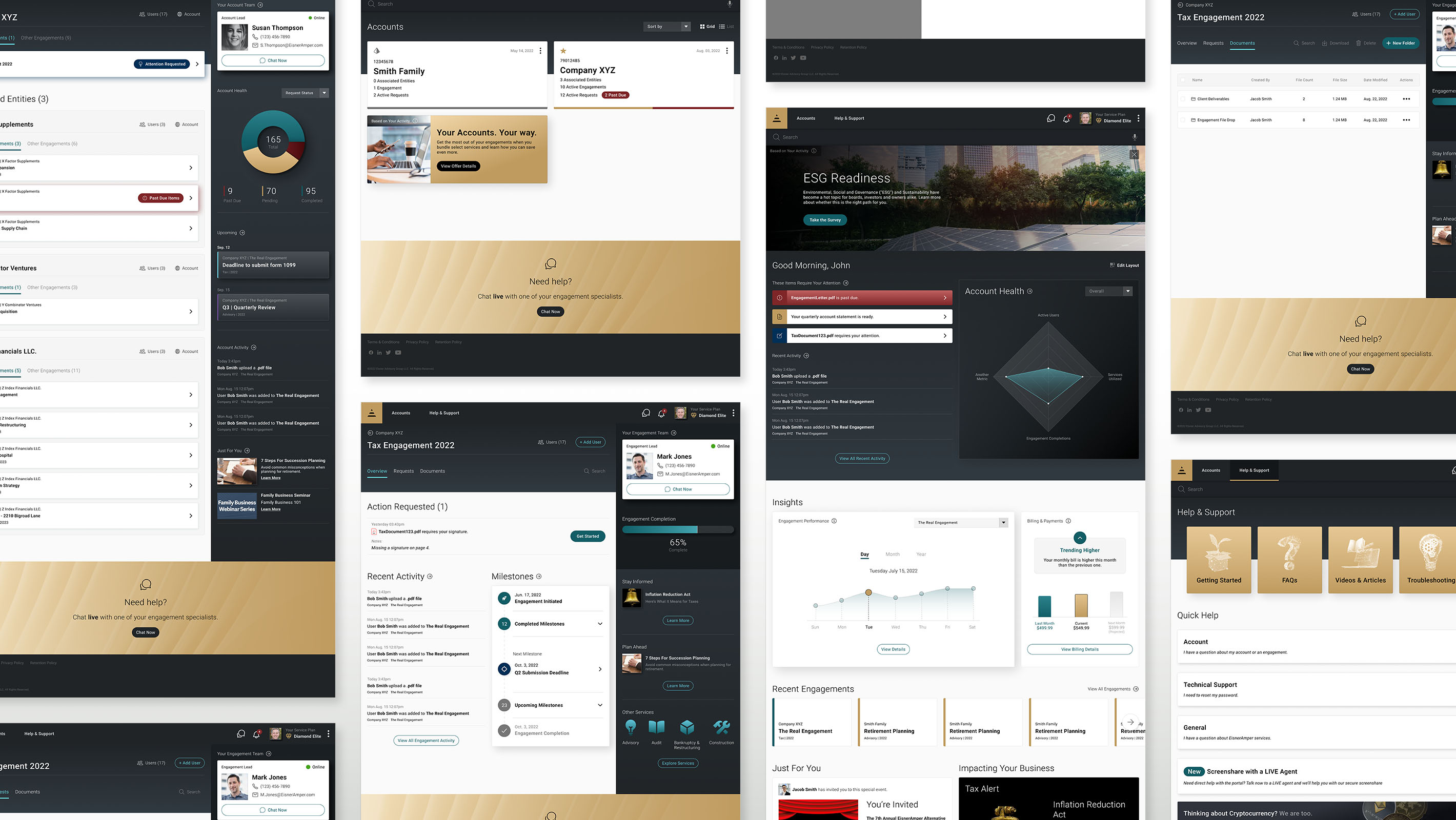 EisnerAmper - Web Design Layout