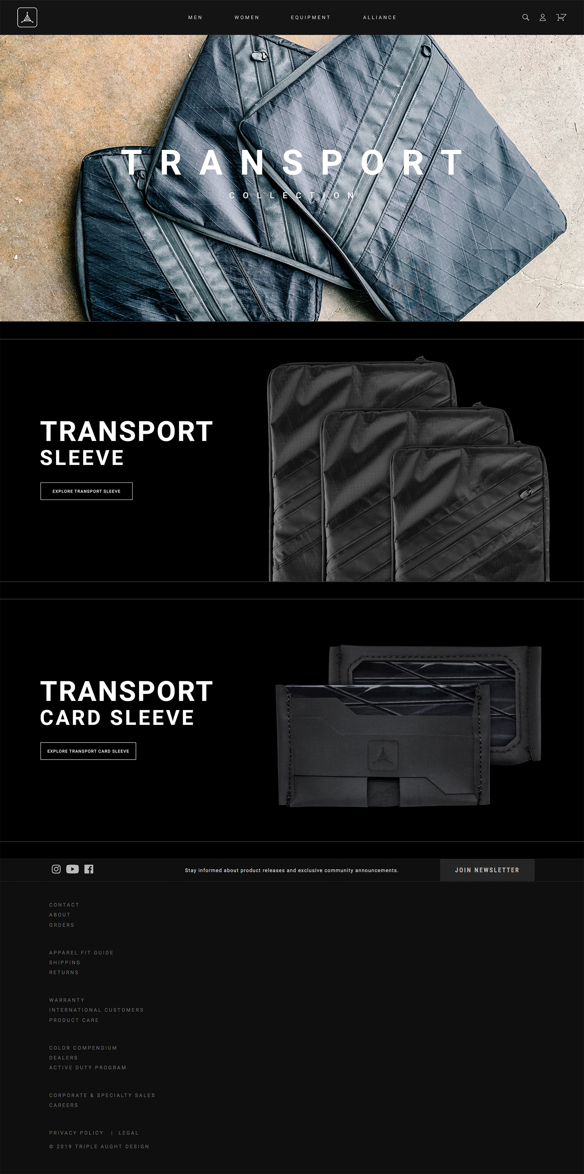 Triple Aught Design - Transport Collection
